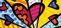 romero britto em santos