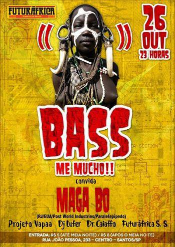 Produtor americano Maga Bo é atração da festa Bass Me Mucho II