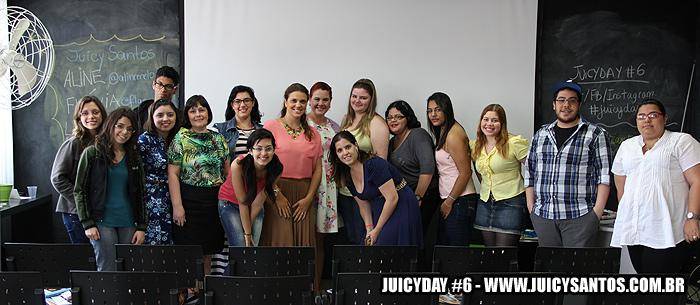 Participantes do Juicyday pela manhã