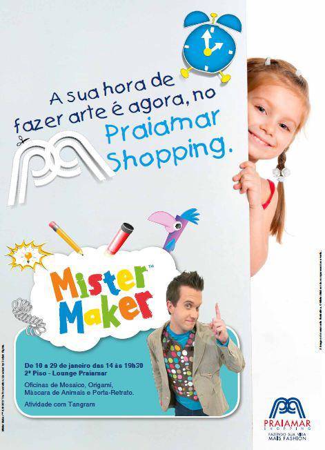 Mister Maker no Praiamar Shopping em Santos