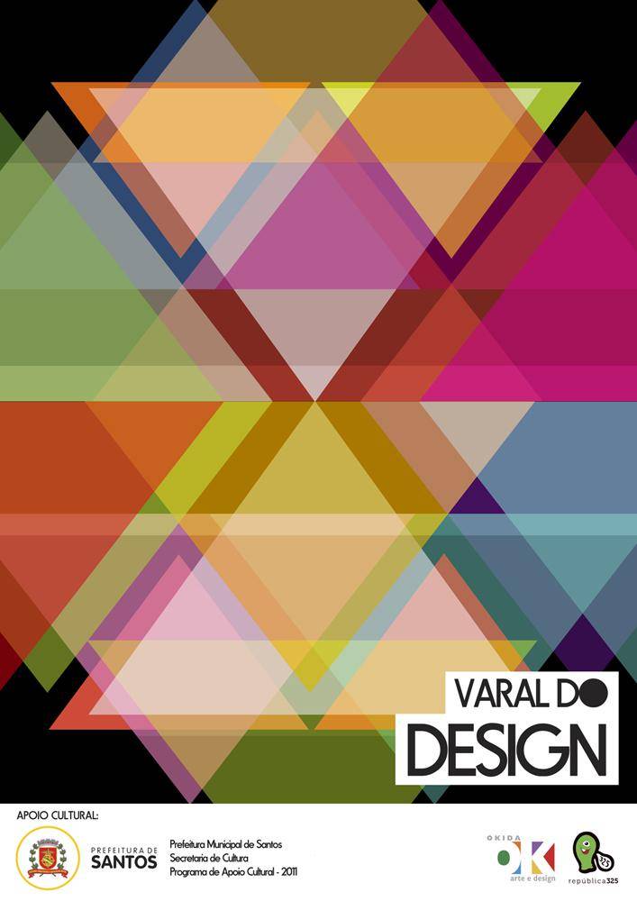 Cartaz do Varal do Design - Santos / SP