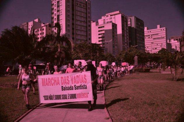Marcha das Vadias em Santos