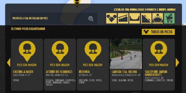 Skate Square: um app que indica os melhores lugares pra andar de skate