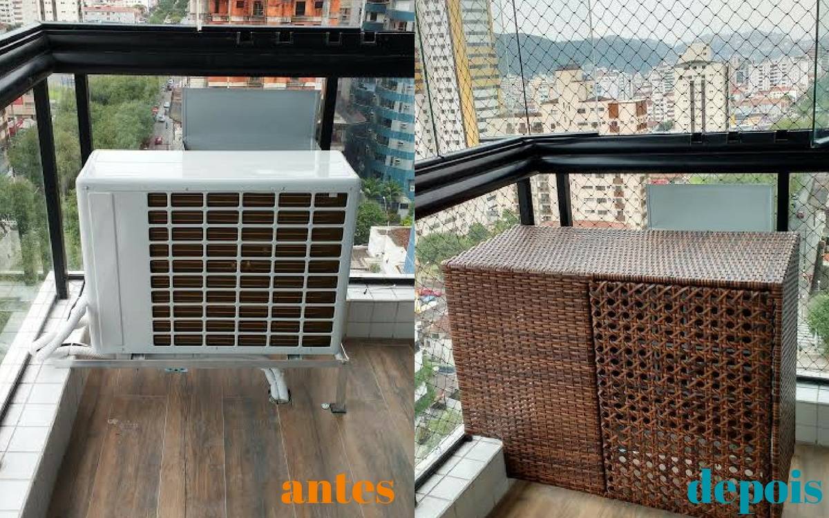 www.juicysantos.com.br - esconder o ar condicionado na varanda
