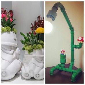 www.juicysantos.com.br - objetos nerds na decoração da casa