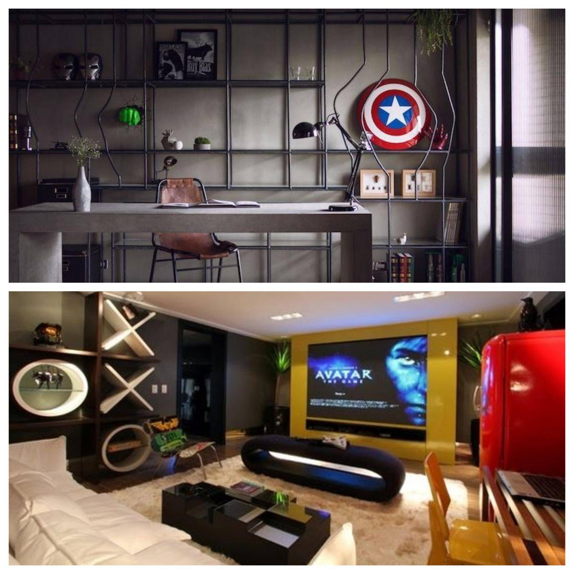 www.juicysantos.com.br - objetos nerds na decoração da casa