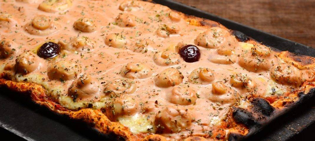 www.juicysantos.com.br - pizza de champignon da graminha pizzaria em santos