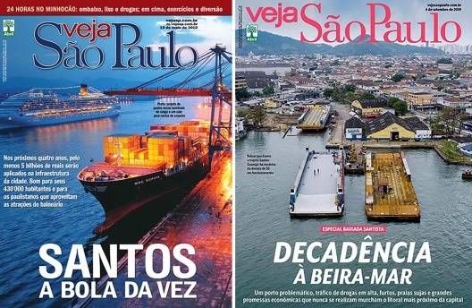 Capas Revista Veja Santos A Bola da Vez