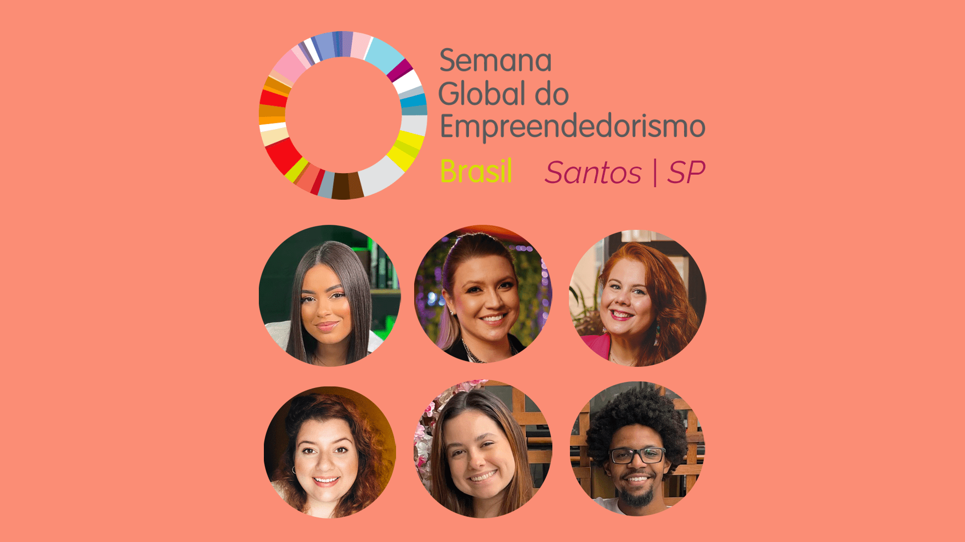 Painelistas e participantes da Semana Global do Empreendedorismo em Santos/SP
