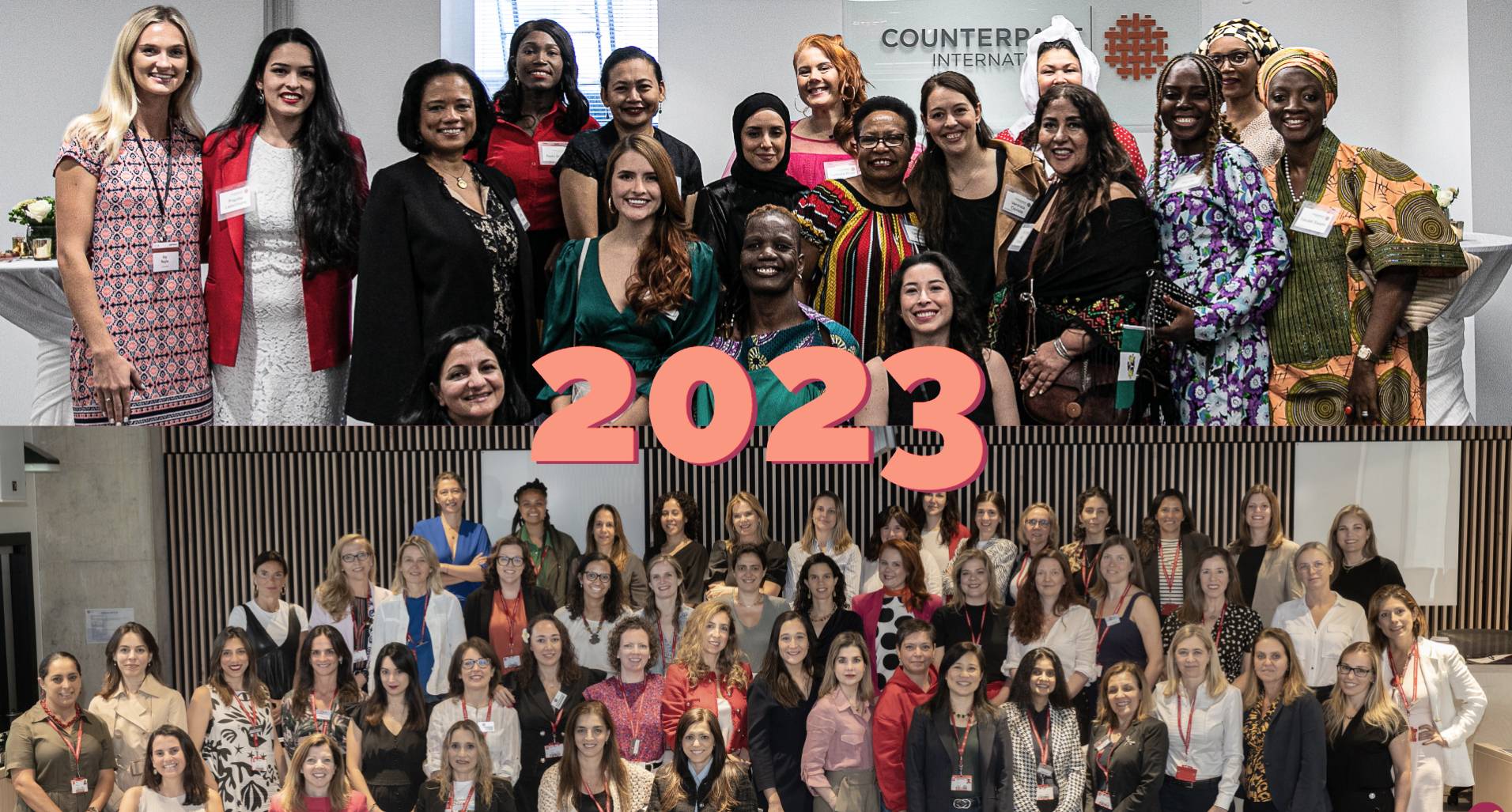 Ludmilla Rossi e Juicyhub em eventos internacionais durante o ano de 2023