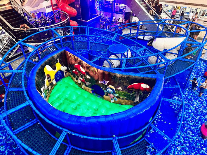 Parque dos Smurfs, no Brisamar Shopping