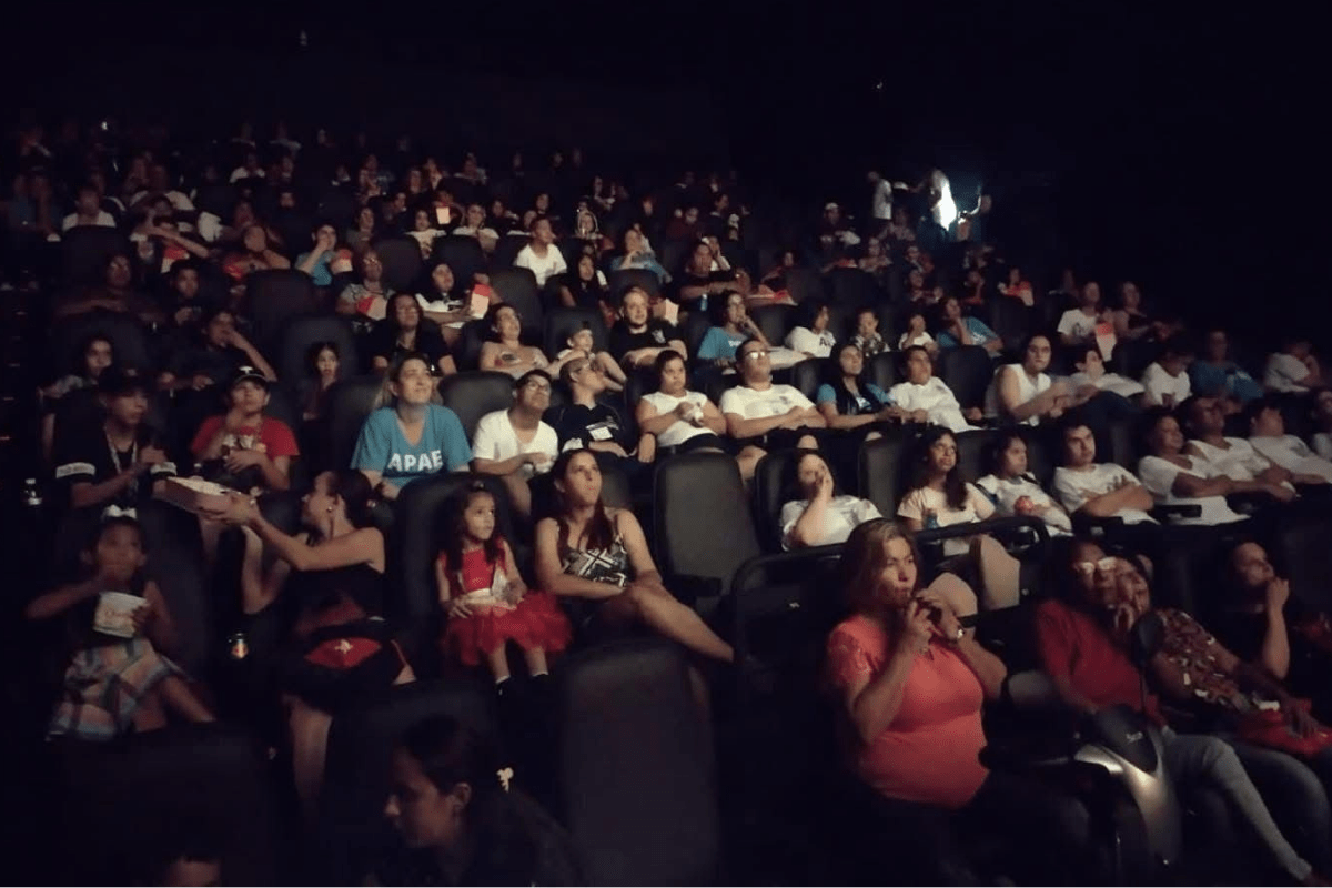 Cinema Azul em São Vicente
