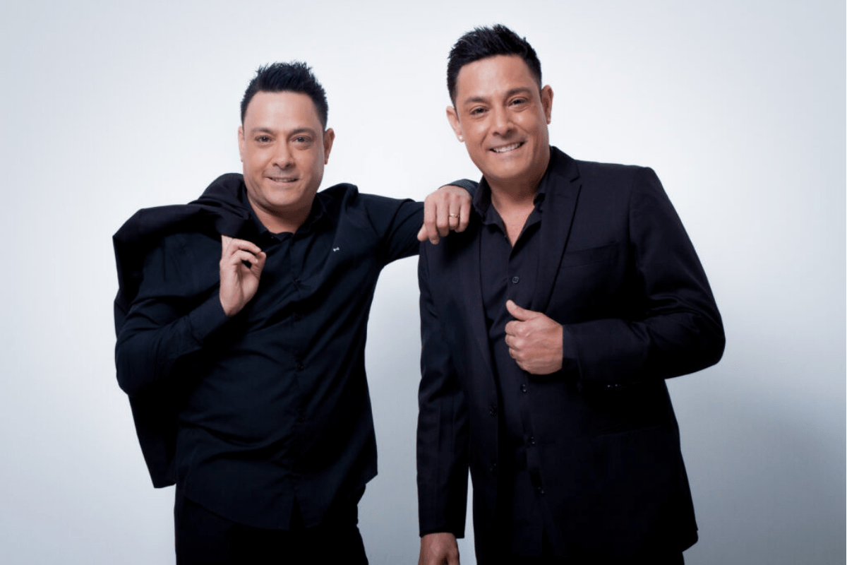 Vavá e Márcio em Santos