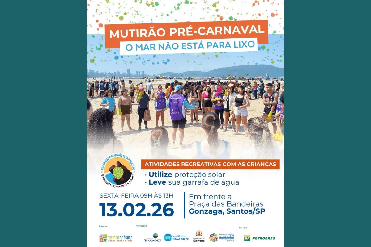 Mutirão Pré-Carnaval – O Mar Não Está Para Lixo
