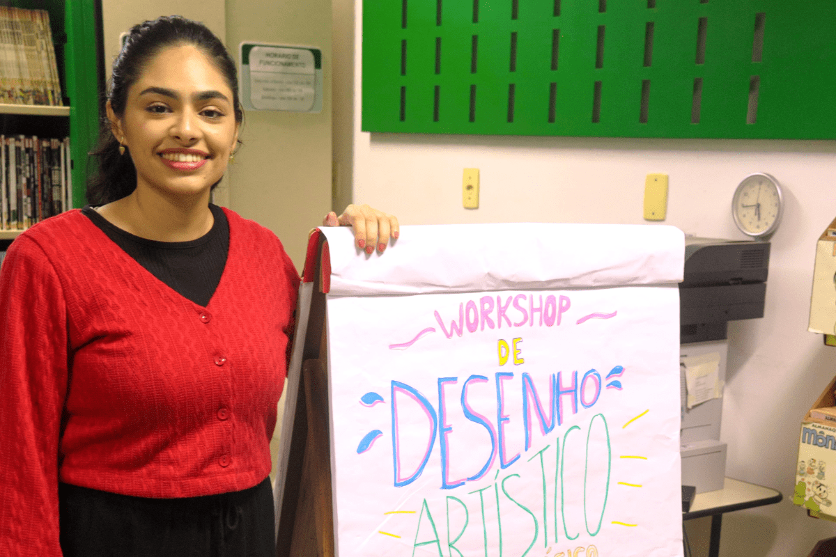 Curso Desenho Gratuito na Gibiteca