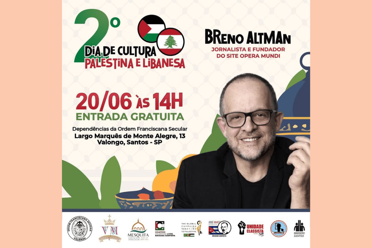 2º Dia de Cultura Palestina e Libanesa com Breno Altman
