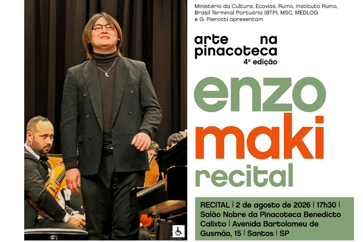 Recital de piano em Santos