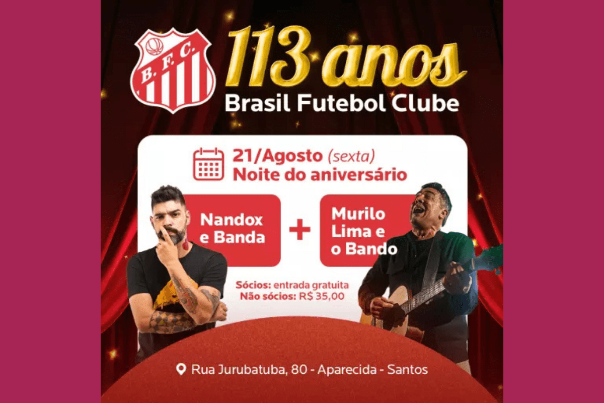 113 Anos do Brasil Futebol Clube