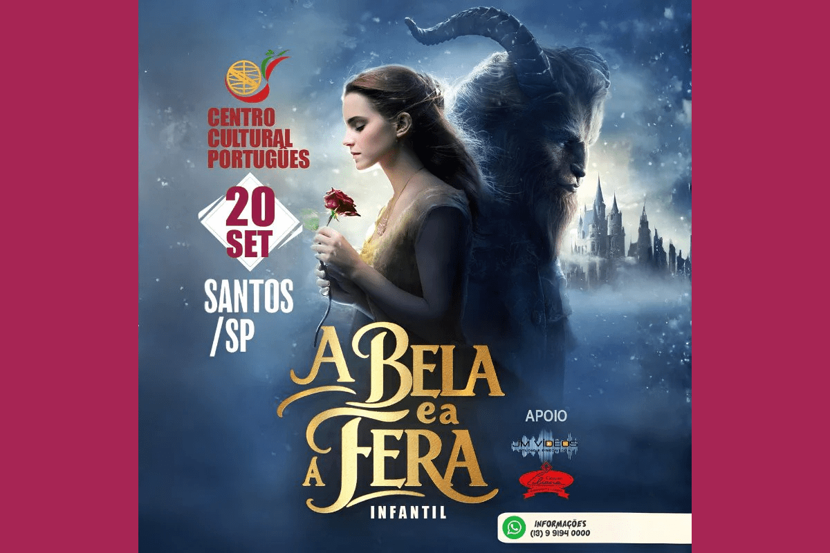 A Bela e a Fera em Santos