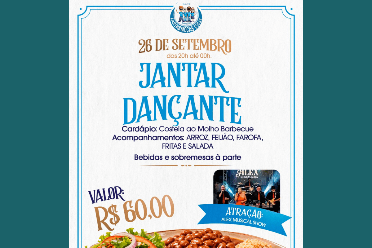 Jantar Dançante do Lar das Moças Cegas