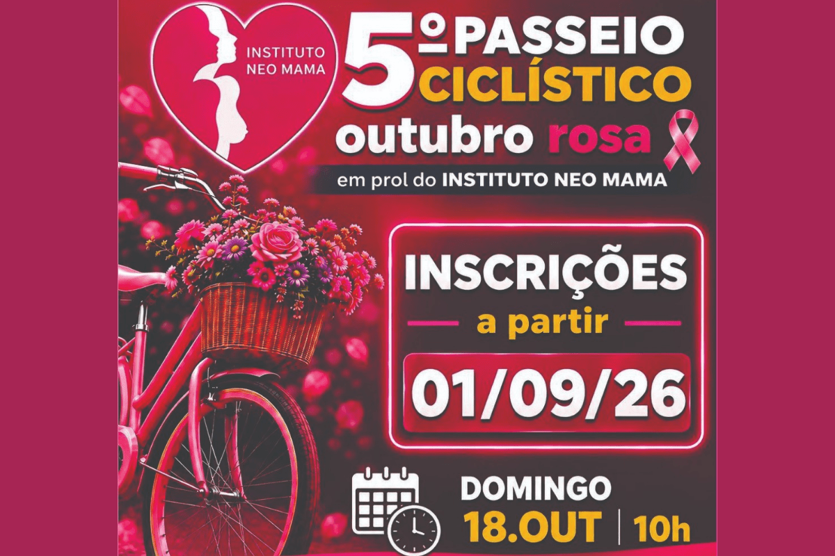 5º Passeio Ciclístico Outubro Rosa