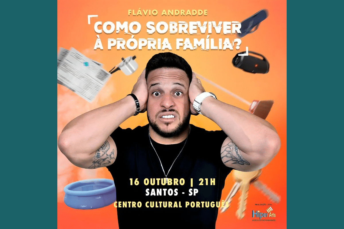 Flávio Andradde em Santos