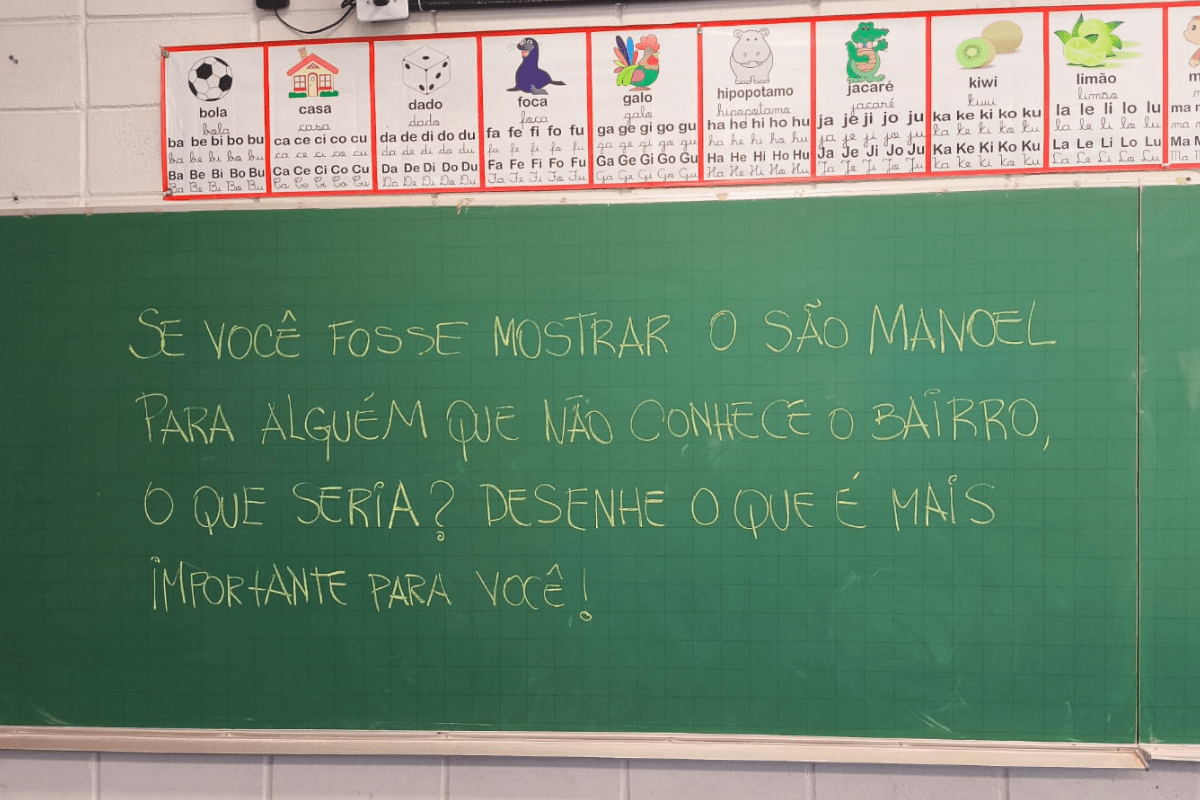 Crianças do Jardim São Manoel estão ajudando a pensar o futuro do bairro - www.juicysantos.com.br
